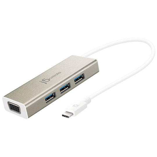 j5create JCH411 USB 3.1 Type C 3 Port HUB with VGA