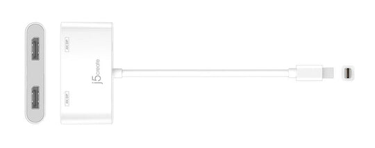 j5create JDA146 Mini DisplayPort to Dual DisplayPort Adapter