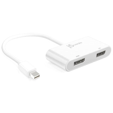 j5create JDA146 Mini DisplayPort to Dual DisplayPort Adapter