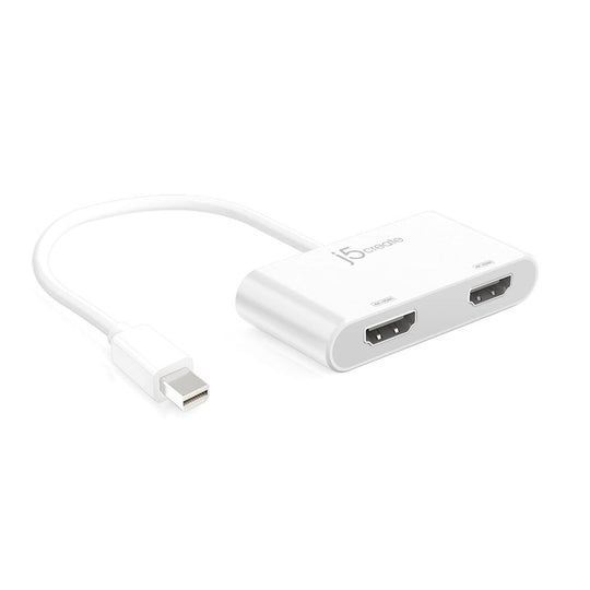 j5create JDA156 Mini DisplayPort to Dual HDMI Adapter