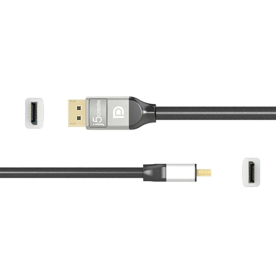 j5create JDC42 4K DisplayPort Cable, 6ft