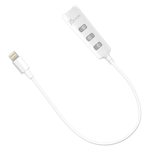 j5create Premium Audio Adapter Lighting Connector