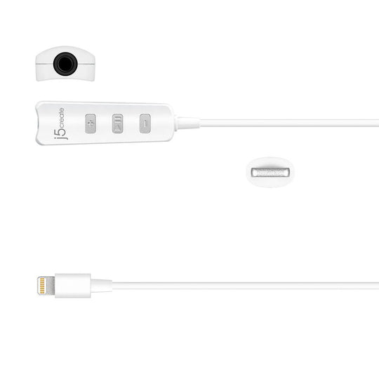 j5create Premium Audio Adapter Lighting Connector