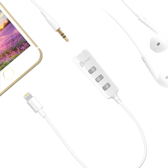j5create Premium Audio Adapter Lighting Connector