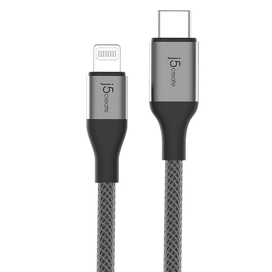 j5create USB-C™ to Lightning® Cable, 4ft