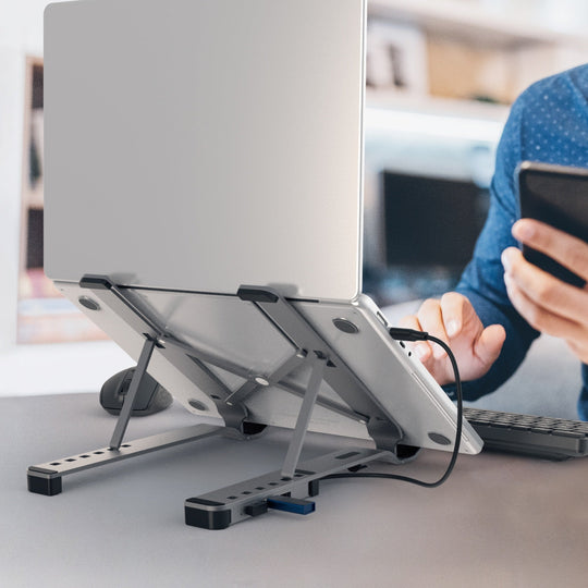 j5create Laptop Stand with USB™ 4-Port Hub