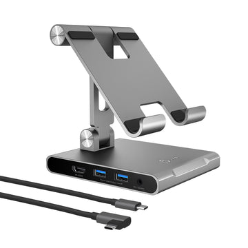 j5create Multi-Angle Stand with Docking Station for iPad Pro®