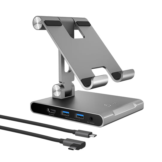 j5create Multi-Angle Stand with Docking Station for iPad Pro®