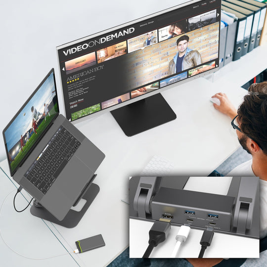 j5create Multi-Angle 4K Docking Stand, JTS327