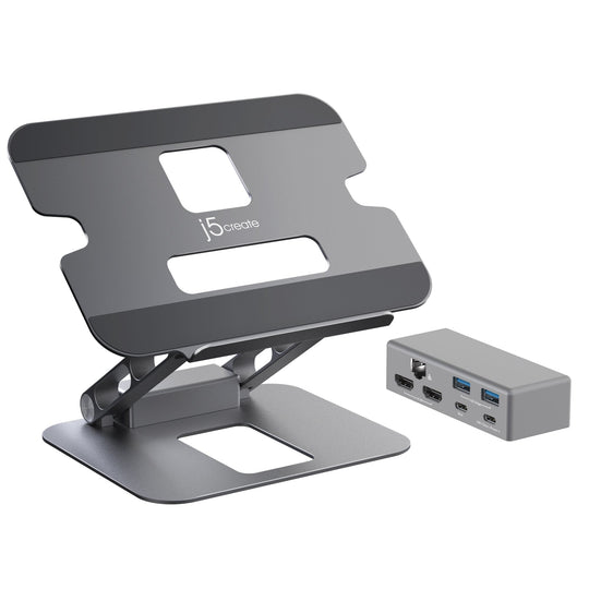 j5create Multi-Angle Dual HDMI™ Docking Stand, JTS427