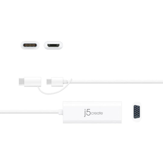 j5create JUA161C Android USB to VGA Display Adapter
