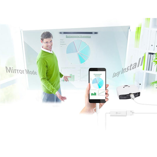 j5create JUA161C Android USB to VGA Display Adapter