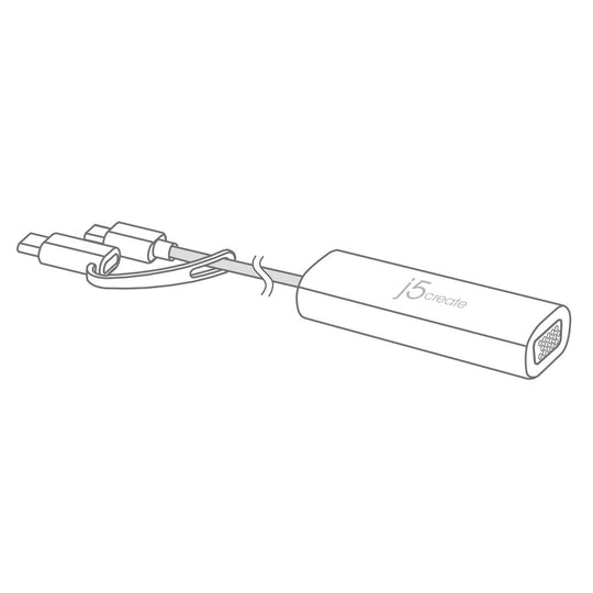 j5create JUA161C Android USB to VGA Display Adapter