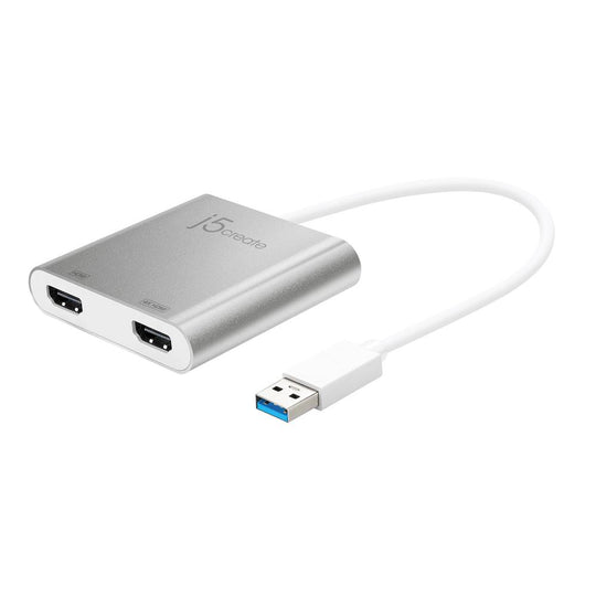 j5create JUA365 USB 3.0 to Dual HDMI Multi-Monitor Adapter
