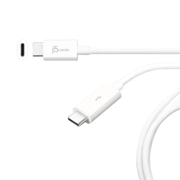 j5create JUCX04 USB 2.0 Type-C to Type-C Cable, 3ft