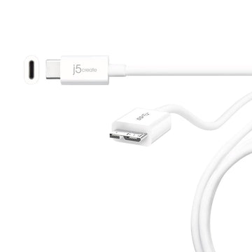 j5create JUCX07 USB3.1 Type-c To Micro-b Cable, 3ft