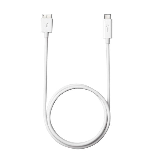 j5create JUCX07 USB3.1 Type-c To Micro-b Cable, 3ft