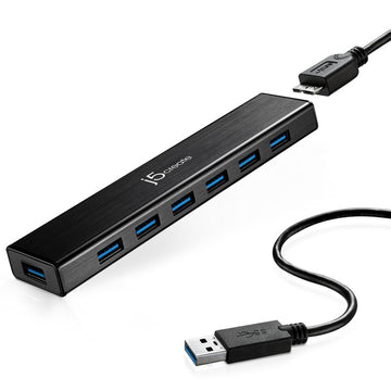 j5create JUH377 USB3.0 7-Port HUB