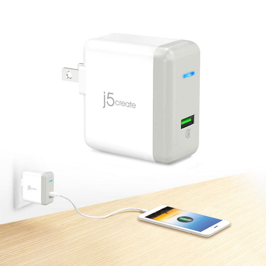 j5create JUP10 QC3.0 USB Charger