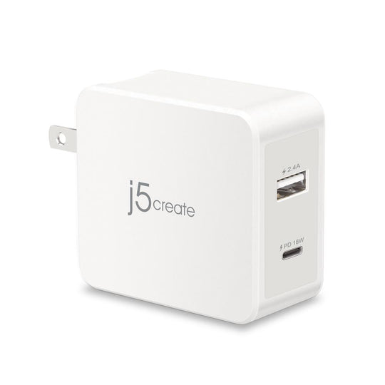 j5create JUP2230 2-Port PD Mobile Charger