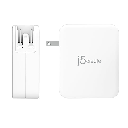 j5create 130W GaN USB-C® 4-Port Charger, JUP43130