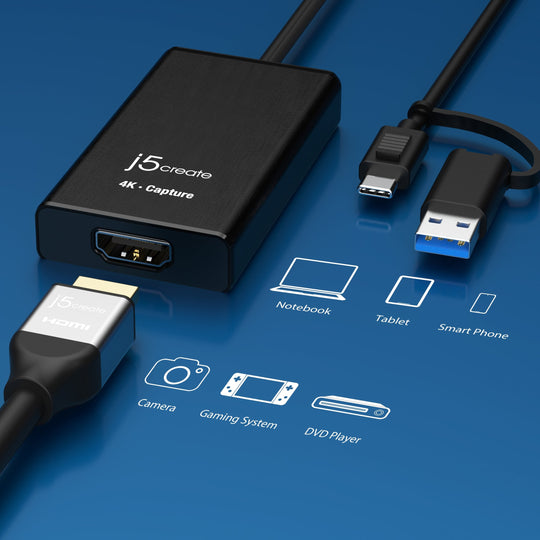 j5create 4K HDMI™ Capture Adapter