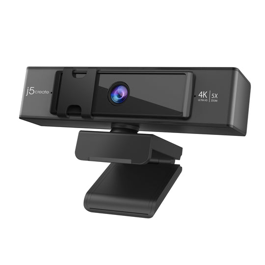 j5create USB™ 4K ULTRA HD Webcam with 5x Digital Zoom Remote Control (Model: JVCU435)