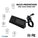 Kable Kontrol Desk Clamp Power Strip with 1 USB-C Port - 3 Power Outlets, 3 USB-A Ports, Fast Charger - 4.9ft Cord