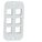 DataComm Expandable Media Box w/ Duplex Receptacle, 45-0051-WH