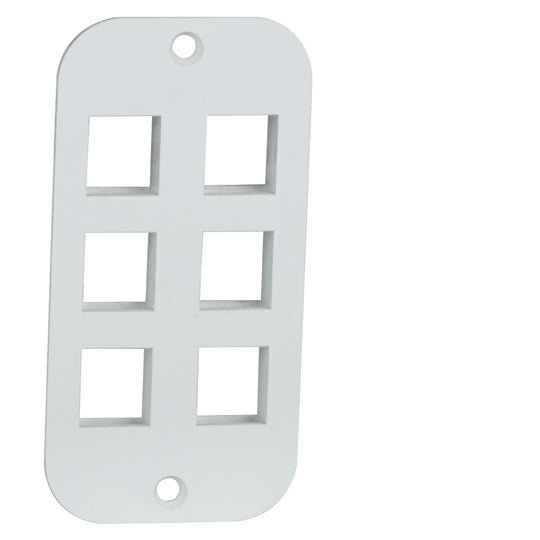 DataComm Expandable Media Box w/ Duplex Receptacle, 45-0051-WH