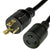 World Cord NEMA L5-30P to L5-20R 20A 125V 12/3 SJT Adapter Power Cord - Black