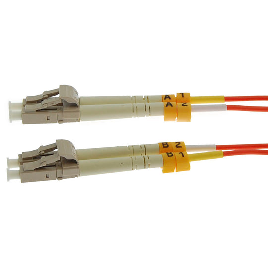 LC-LC Multimode OM1 Duplex 62.5/125 Fiber Patch Cable, UL, ROHS