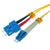 LC-SC Singlemode OS2 Duplex 9/125 Fiber Patch Cable, UL, ROHS