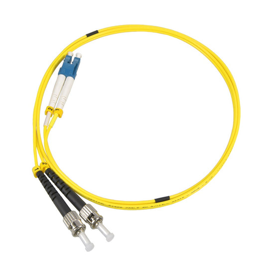 LC-ST Singlemode OS2 Duplex 9/125 Fiber Patch Cable, UL, ROHS