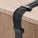 Nylon Self Adhesive Cable Management Clip Long Type 45x19mm L, 100-Pack