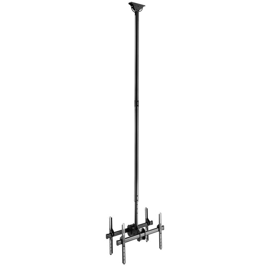 Rhino Brackets Double Side Ceiling Mount with Tilt / Swivel and Adjustable Height for 37-70" Screens