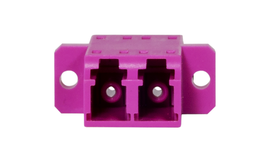 Techlogix Networx M4D-ADPT-LCLC Fiber optic coupler -- duplex multimode OM4 LC to LC coupler