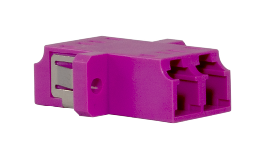 Techlogix Networx M4D-ADPT-LCLC Fiber optic coupler -- duplex multimode OM4 LC to LC coupler