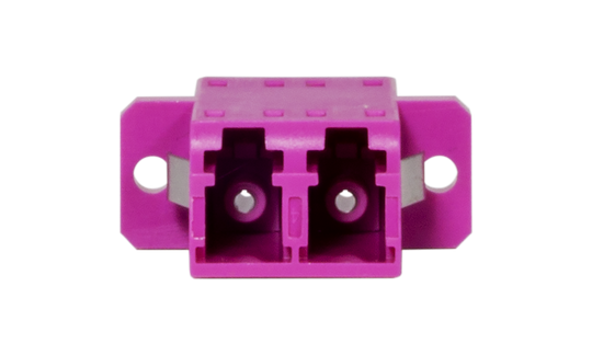 Techlogix Networx M4D-ADPT-LCLC Fiber optic coupler -- duplex multimode OM4 LC to LC coupler