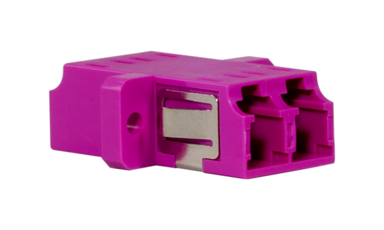 Techlogix Networx M4D-ADPT-LCLC Fiber optic coupler -- duplex multimode OM4 LC to LC coupler