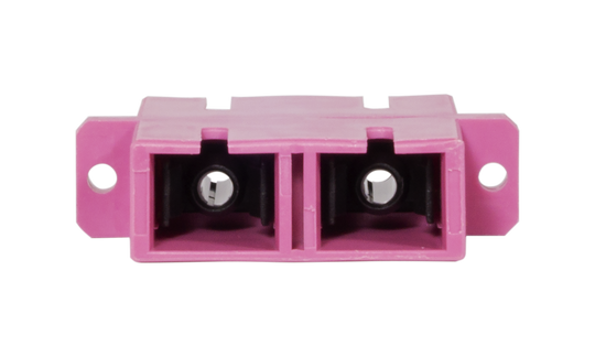 Techlogix Networx M4D-ADPT-SCSC Fiber optic coupler -- duplex multimode OM4 SC to SC coupler