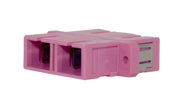 Techlogix Networx M4D-ADPT-SCSC Fiber optic coupler -- duplex multimode OM4 SC to SC coupler