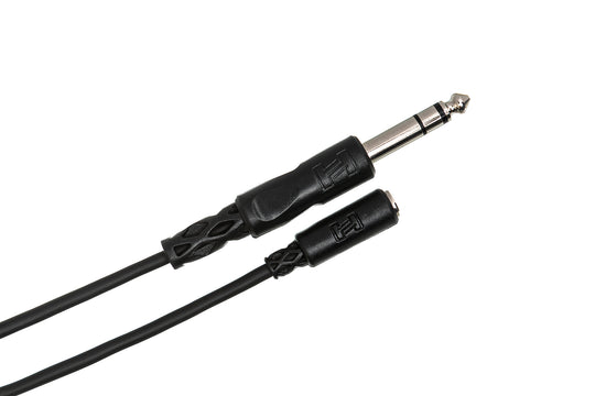 Hosa 3.5mm TRS to 1/4" TRS Headphone Adapter Cable, 10ft