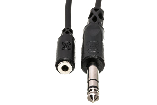 Hosa 3.5mm TRS to 1/4" TRS Headphone Adapter Cable, 10ft