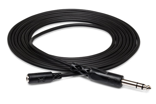 Hosa 3.5mm TRS to 1/4" TRS Headphone Adapter Cable, 10ft