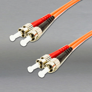 DINSpace ST/ST Multimode (62.5/125) Duplex Fiber Patch Cable