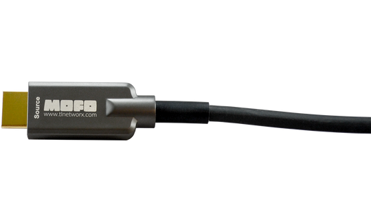 Techlogix Networx MOFO™ Media Over Fiber Optic Cable - 18G HDMI - Tactical Micro-Armored