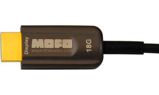 Techlogix Networx MOFO Media Over Fiber Optic Cable -18G HDMI 4K@60 - Plenum Rated