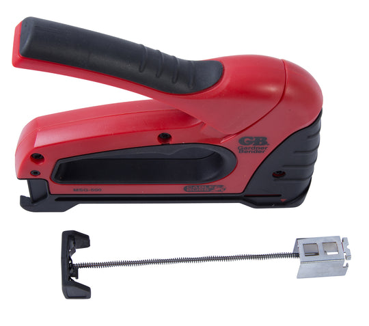 Gardner Bender Cable Boss Staple Gun, Heavy Duty, Secures NM, Coax, VDV and Low-Volt Cable, Red (1-Pack), MSG-501