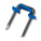 Gardner Bender 1/2 in. Blue Plastic Metal Insulated Staples for 14/2 and 12/2 Cable (100-Pack), MSI-150